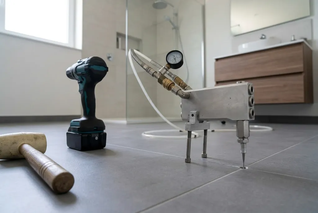 Kitbedrijf Werkhoven – holle tegels injecteren